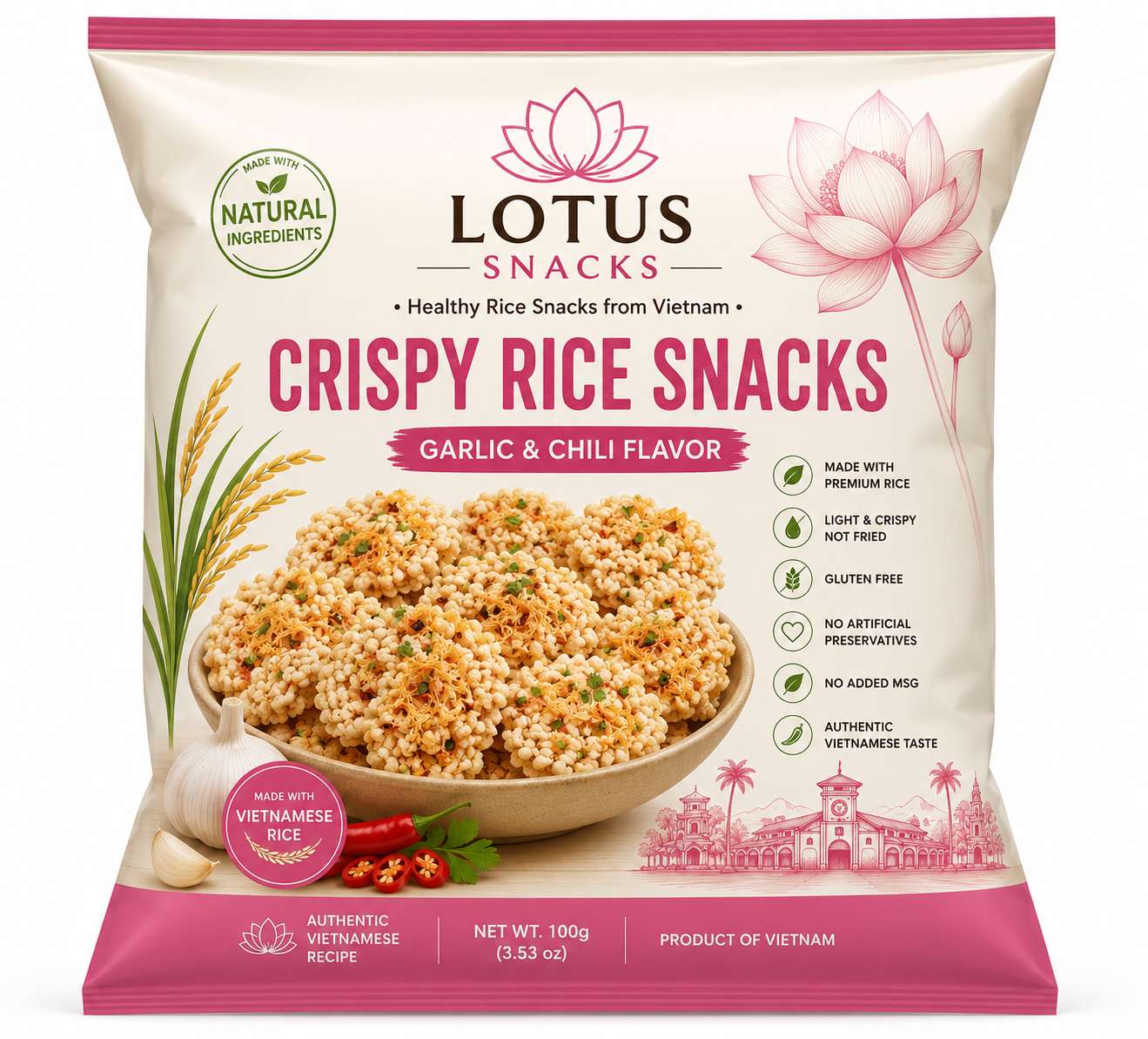 Crispy Rice Snacks